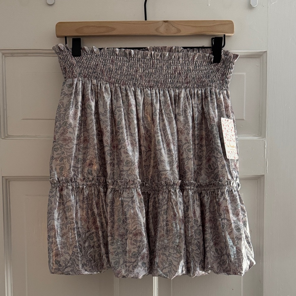 Floral Print Free People Skirt